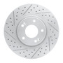 R1 04-11 Hyundai Xg350 Front Left Drilled & Slotted Geo-Carbon Rotor