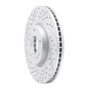 R1 04-11 Hyundai Xg350 Front Left Drilled & Slotted Geo-Carbon Rotor