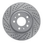 R1 03-08 Cadillac Cts Front Left Drilled & Slotted Geo-Carbon Rotor