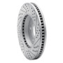R1 03-08 Cadillac Cts Front Left Drilled & Slotted Geo-Carbon Rotor