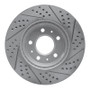 R1 03-08 Cadillac Cts Front Left Drilled & Slotted Geo-Carbon Rotor