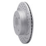 R1 03-06 Dodge Verna (Mexico) Front Right Drilled & Slotted Geo-Carbon Rotor