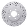 R1 03-07 Cadillac Cts Front Right Drilled & Slotted Geo-Carbon Rotor