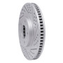 R1 03-07 Cadillac Cts Front Right Drilled & Slotted Geo-Carbon Rotor
