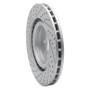 R1 05-23 Chrysler 300 Front Right Drilled & Slotted Geo-Carbon Rotor