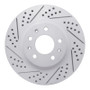 R1 03-07 Cadillac Cts Front Left Drilled & Slotted Geo-Carbon Rotor
