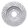 R1 03-07 Cadillac Cts Front Left Drilled & Slotted Geo-Carbon Rotor