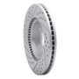 R1 03-13 Hyundai Tucson Front Right Drilled & Slotted Geo-Carbon Rotor