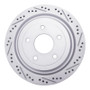 R1 97-13 Cadillac Xlr Rear Right Drilled & Slotted Geo-Carbon Rotor