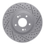 R1 11-25 Hyundai Tucson Front Right Drilled & Slotted Geo-Carbon Rotor