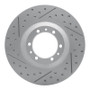 R1 92-02 Acura SLX Front Left Drilled & Slotted Geo-Carbon Rotor
