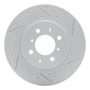 R1 06-12 Dodge Attitude (Mexico) Front Right Drilled & Slotted Geo-Carbon Rotor