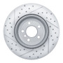 R1 13-21 BMW 440I xDrive Coupe Rear Left Drilled & Slotted Geo-Carbon Rotor