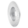 R1 16-25 Honda Hr-V Rear Right Drilled & Slotted Geo-Carbon Rotor
