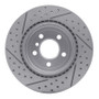 R1 11-16 BMW 535d xDrive Rear Right Drilled & Slotted Geo-Carbon Rotor