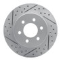 R1 97-02 Dodge Dakota Rwd Front Left Drilled & Slotted Geo-Carbon Rotor