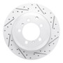 R1 19-23 Porsche Cayenne Rear Right Drilled & Slotted Geo-Carbon Rotor