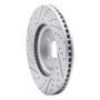 R1 13-19 Buick Regal Front Right Drilled & Slotted Geo-Carbon Rotor