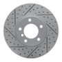 R1 07-21 BMW 228i Front Left Drilled & Slotted Geo-Carbon Rotor