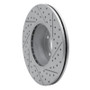 R1 07-21 BMW 228i Front Left Drilled & Slotted Geo-Carbon Rotor