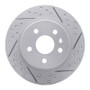 R1 11-22 Buick Encore Rear Right Drilled & Slotted Geo-Carbon Rotor