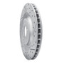 R1 15-18 Porsche Macan Rear Right Drilled & Slotted Geo-Carbon Rotor