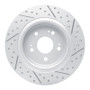 R1 18-26 Honda Odyssey Rear Left Drilled & Slotted Geo-Carbon Rotor