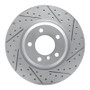 R1 06-12 BMW 330xi Front Right Drilled & Slotted Geo-Carbon Rotor
