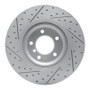 R1 06-12 BMW 330xi Front Right Drilled & Slotted Geo-Carbon Rotor