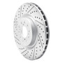 R1 17-26 Acura Integra Front Left Drilled & Slotted Geo-Carbon Rotor
