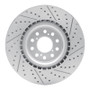 R1 17-26 Acura Integra Front Left Drilled & Slotted Geo-Carbon Rotor