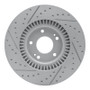 R1 15-20 Kia Sorento Front Right Drilled & Slotted Geo-Carbon Rotor