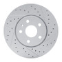 R1 10-25 Buick Allure Front Right Drilled & Slotted Geo-Carbon Rotor