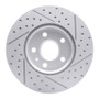 R1 10-25 Buick Regal Front Left Drilled & Slotted Geo-Carbon Rotor