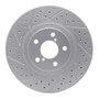 R1 04-25 Scion FR-S Front Left Drilled & Slotted Geo-Carbon Rotor