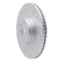 R1 04-25 Scion FR-S Front Left Drilled & Slotted Geo-Carbon Rotor
