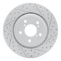 R1 15-26 Acura Mdx Front Right Drilled & Slotted Geo-Carbon Rotor