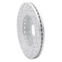R1 15-26 Acura Mdx Front Right Drilled & Slotted Geo-Carbon Rotor