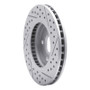 R1 11-16 Buick Regal Front Left Drilled & Slotted Geo-Carbon Rotor