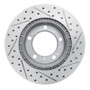 R1 97-04 Porsche Boxster Rear Left Drilled & Slotted Geo-Carbon Rotor