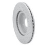 R1 12-16 Honda Cr-V Front Left Drilled & Slotted Geo-Carbon Rotor