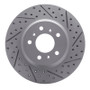 R1 06-16 Buick Lucerne Front Right Drilled & Slotted Geo-Carbon Rotor