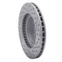 R1 90-01 Subaru Impreza Front Left Drilled & Slotted Geo-Carbon Rotor