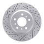 R1 06-16 Buick Lucerne Front Left Drilled & Slotted Geo-Carbon Rotor