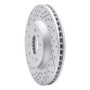 R1 06-16 Buick Lucerne Front Left Drilled & Slotted Geo-Carbon Rotor