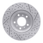 R1 06-16 Buick Lucerne Front Left Drilled & Slotted Geo-Carbon Rotor
