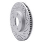 R1 97-05 Buick Park Avenue Front Right Drilled & Slotted Geo-Carbon Rotor