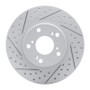 R1 98-22 Acura Csx Front Left Drilled & Slotted Geo-Carbon Rotor