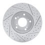 R1 98-22 Acura Csx Front Left Drilled & Slotted Geo-Carbon Rotor