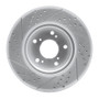 R1 13-22 Honda Accord Sedan Front Right Drilled & Slotted Geo-Carbon Rotor